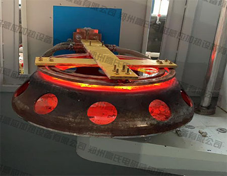 中頻加熱電源對(duì)剎車盤進(jìn)行淬火熱處理